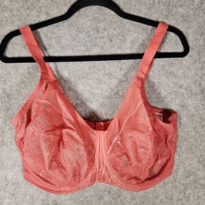 Elomi Hot Pink Raquel Underwire Full Coverage EL4050 Bra Intimates Size 36K READ